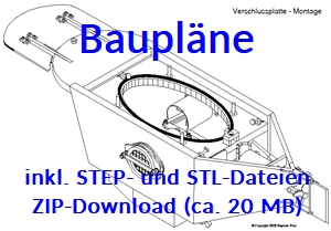 Baupläne inkl. STEP- und STL-Dateien für die 'SubMarine'