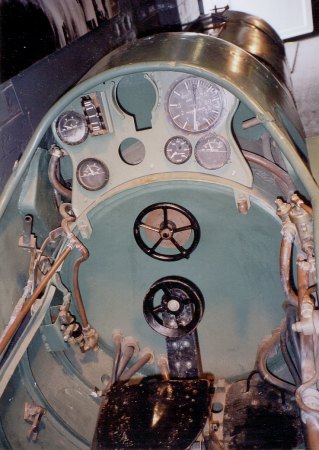 Ein Ausschnitt des Cockpits der Maiale